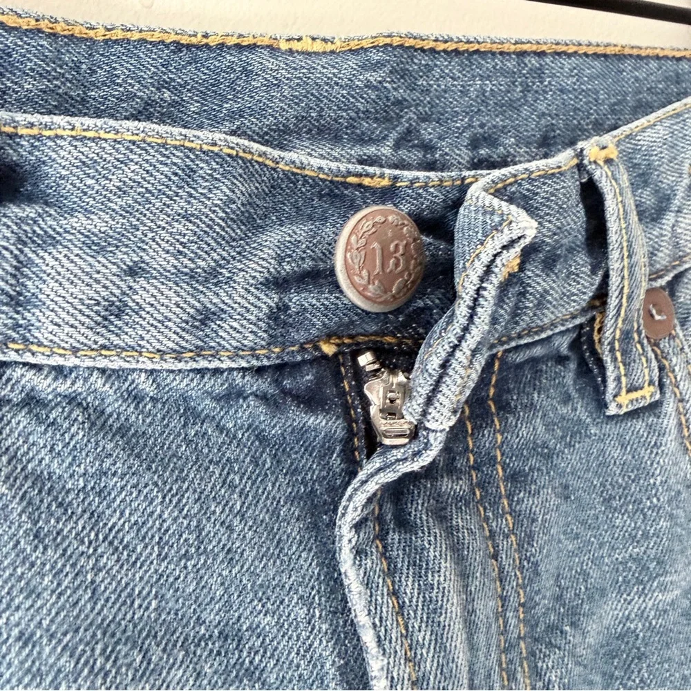 R13 Jane High Waisted Wide Leg Jeans - 27 (fits small) - Picture 10 of 17